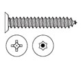 Pemko PBS12150SP10BLR21 Black Head Particle Board Screw 12-8 x 1-1/2 x #10