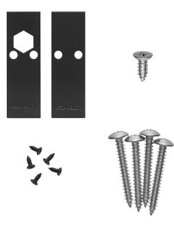 Pemko K4133D Fastener Kit for 4131D and STC4131D Automatic Door Bottoms - Dark Brown