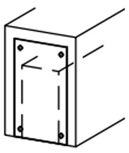 Pemko K434 Fastener Kit for OS434A Automatic Door Bottoms