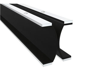 Pemko 310C x 311CIN3.75 80 Clear Anodized Astragal for 1-3/4" Thick Doors 80" Length 