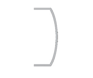 Pemko 311CIN3.75 40 Neoprene Insert only - fits 1-3/4" thick doors - 40" Length