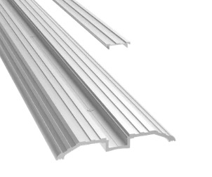 Pemko 671A 42 Concealed Fastener Saddle Thershold 42" L x 5" W x 1/4" H - Mill Finish Aluminum