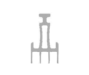 Pemko PK4111BL 30" Replacement PemkoPrene for STC411 & STC4131 Automatic Door Bottoms - Black