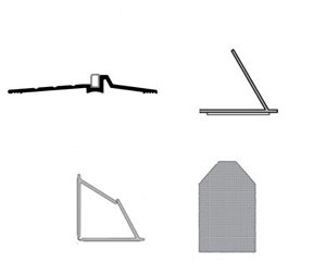 Pemko PEMKOSTCSET-2C96x120BL STC-2C Acoustic Seal Set for 96" x 120" Doors