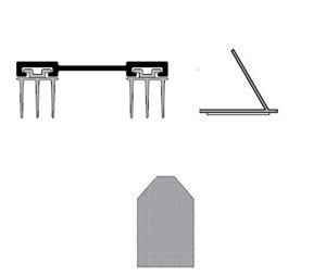 Pemko PEMKOSTCSET-3B96x120BL STC-3B Acoustic Seal Set for 96" x 120" Doors