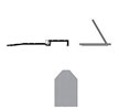 Pemko PEMKOSTCSET-5B36x80BL STC-5B Acoustic Seal Set for 36" x 80" Doors