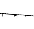 Pemko R.75FA 96" Mill Finish Aluminum Modular Ramp Threshold