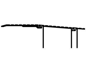 Pemko R2OSSA 54" Mill Finish Aluminum Modular Ramp Threshold