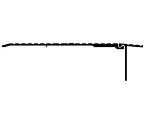 Pemko R3OSA 54" Mill Finish Aluminum Modular Ramp Threshold