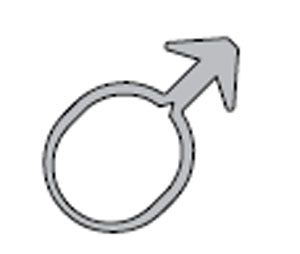 Pemko S105W 40" Silicone Kerf-In Weatherstrip - White