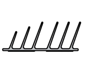 Pemko S776BL 100' Black  Adhesive Perimeter Gasketing