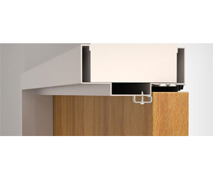 Pemko XG90KITBL 60" Black Perimeter Gasket Solution with Stop Extender