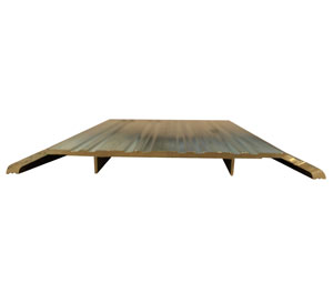 Pemko 172B 36" Mill Finish Extruded Bronze (Brass) Commercial Saddle Threshold