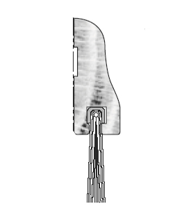 Pemko 18062WNB 36" Brush Door Sweep