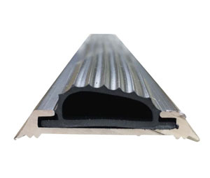 Pemko 208DV 72 in. Dark Bronze Anodized Aluminum Residential Thresholds Fixed Vinyl Top Threshold