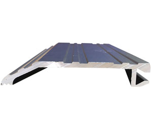 Pemko 253D 84" Dark Bronze Anodized Aluminum Half Saddle Threshold