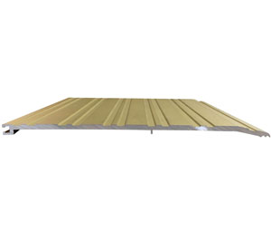 Pemko 2746G 32" Gold Anodized Aluminum Half Saddle Threshold