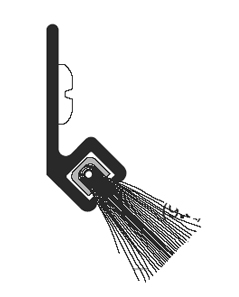 Pemko 45041SNSB 96" Satin Nickel Anodized Soft Brush Door Sweep 