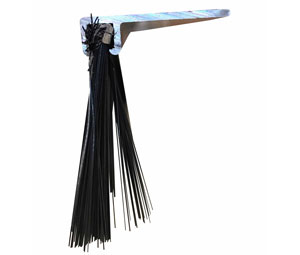 Pemko 90137DNB 72" Dark Bronze Anodized Nylon Brush Door Sweep