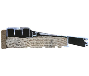 Pemko 94518D 32.5NT Dark Bronze Anodized Aluminum Narrow Trim Adjustable Top Sill Residential Threshold