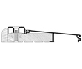 Pemko 95518D 120 in. Dark Bronze Anodized Aluminum Adjustable Top Sill Residential Threshold