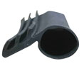 Pemko P50BL 25 Thermoplastic Kerf-In Weatherstrip - Black - 25 length