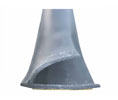 Pemko S44BL 205' Black SiliconSeal™ Adhesive-Backed Fire/Smoke Gasketing
