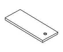 Pemko FT3-50PK Flush bolt strike tab 