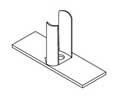 Pemko XW1-100PK Wall Anchor,Unequal Rabbet