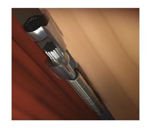 Perfect Products Comp. 01271 Residential Doorsaver II Antique Brass Finish