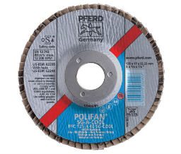 PFERD 419-62238  Type 29 POLIFAN® SG Flap Discs - 40 Grit