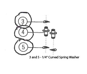1/4" Curved Spring Washer - Precision
