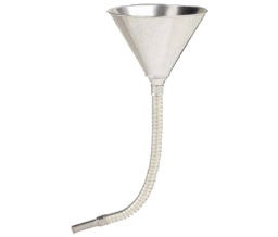 Plews Lubrimatic 570-75-007 Funnel Fillers with Screen, 1 qt, Galvanized Steel