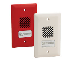 Potter MH1224R Mini-Horn Low Current Draw - 12 to 24V DC - Red