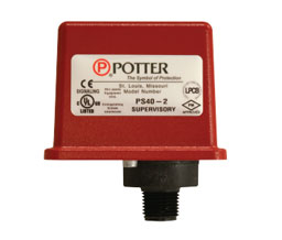 Potter PS402 Supervisory Pressure Switch with Two Sets SPDT Contacts