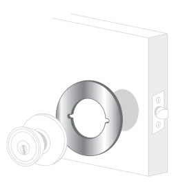 Pro-Lok EAP-120-AB 3-1/2" Antique Brass Adaptor Plate