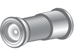 Pro-Lok EDV-130-PB 160&deg; 1" Large Door Viewer, Polished Brass