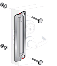 Pro-Lok ELP-250-DU 11" x 3" Latch Protector w/ No Pin 
