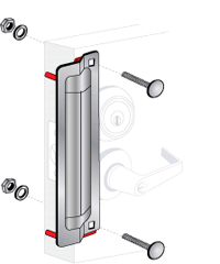 Pro-Lok ELP-250-2-DU 11" x 3" Latch Protector w/ 2 Pin 