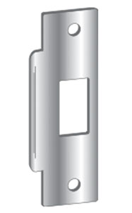 Pro-Lok ESP-120-C 4-7/8" x 1-1/4" Chrome Strike Plate, Large Lip, 10/box