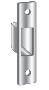 Pro-Lok ESP-150-C 4-7/8" x 1-1/4" Chrome Strike Plate, High Security Box