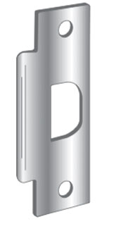 Pro-Lok ESP-172-S 4-7/8" x 1-1/16" Stainless Steel Strike Plate, Large Lip