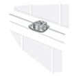 Pro-Lok EWL-111-B Wood Sash Keyed Window Lock, Brass