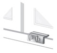 Pro-Lok EWL-150-AL Double Wing Nut Window Lock, Aluminum