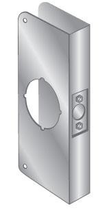 Pro-Lok EWP-131-S Stainless Steel Wrap-Around Plate, 4-1/4" x 9"