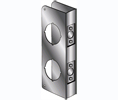 Pro-Lok EWP-220-S Stainless Steel Wrap-Around Plate, 4" x 9"