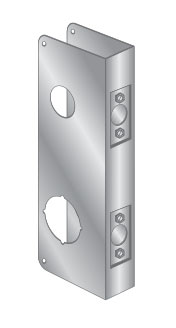 Pro-Lok EWP-201-S Stainless Steel Wrap-Around Plate, 4" x 9"