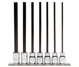 Proto 577-4990-7XL 7 Pc. Extra-Long Hex Bit Socket Sets