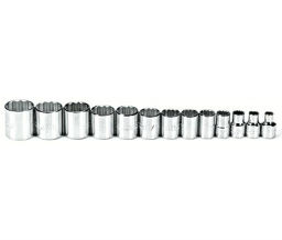 Proto 577-52124 Torqueplus™ 13 Pc Socket Sets - 12 No. of Points