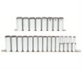 Proto 577-54201 Torqueplus™ 23 Pc Metric Deep Socket Sets - 1/2" Drive Size 